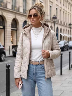 Дамско яке DSTREET TY5884 СВЕТЛО СИВО