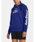Дамски суичър UNDER ARMOUR UA RIVAL FLEECE GRAPHIC HDY 1379609-400 СИНЬО