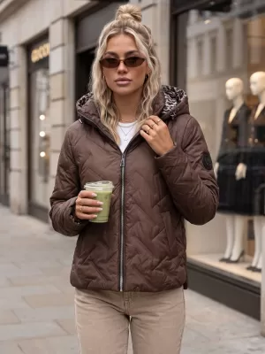 Дамско яке DSTREET TY5772 КАФЯВО