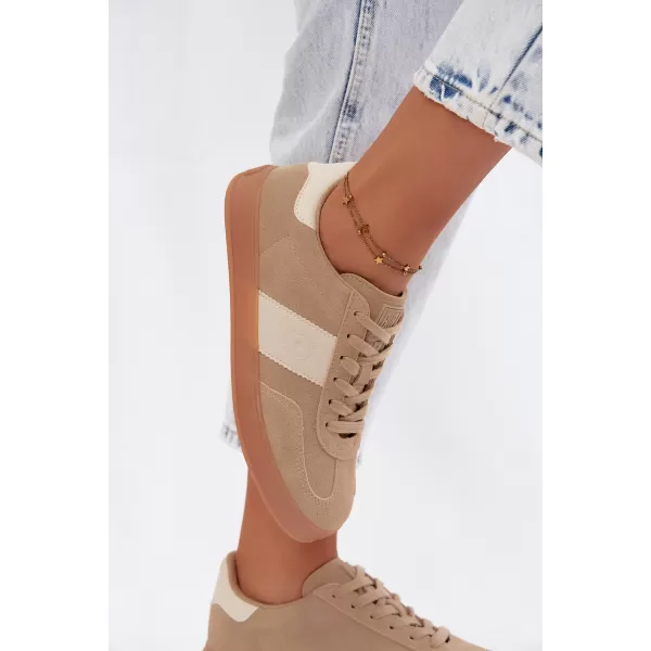  Дамски кецове BIG STAR SHOES UU274009 БЕЖОВО 