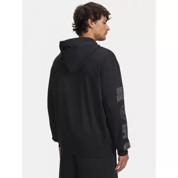 Мъжки суичър UNDER ARMOUR UA RIVAL LW GRAPHIC FZ 6014687-001 ЧЕРЕН 