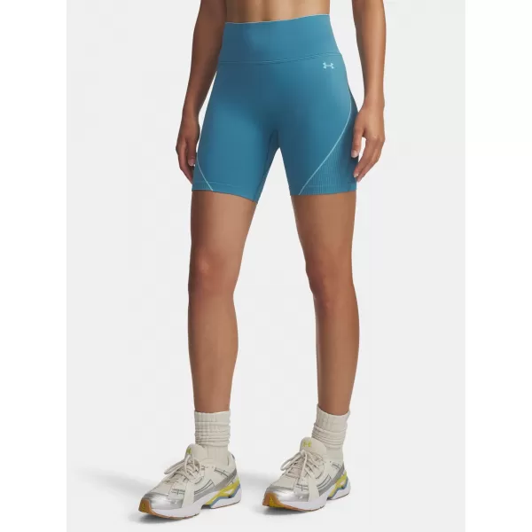  Дамски шорти UNDER ARMOUR VANISH SEAMLESS SHORT 6000648-466 СИНЬО 
