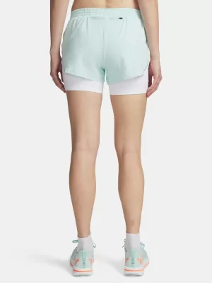 Дамски шорти UNDER ARMOUR UA VELOCITI PRO 4IN 2N1 SHORT 6009610-703 ЗЕЛЕНО
