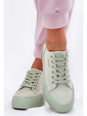 Дамски кецове BIG STAR SHOES 36575-19 ЗЕЛЕНО
