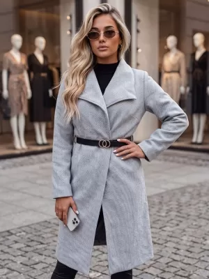 Дамско палто DSTREET NY0649 СВЕТЛО СИВО