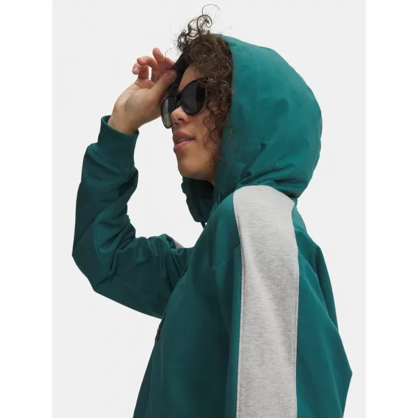  Дамски суичър UNDER ARMOUR SPORT TERRY TREND HOODIE 6009705-338 ЗЕЛЕНО 