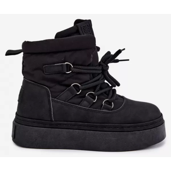  Дамски снежни човеци BIG STAR SHOES UU274189 ЧЕРЕН 