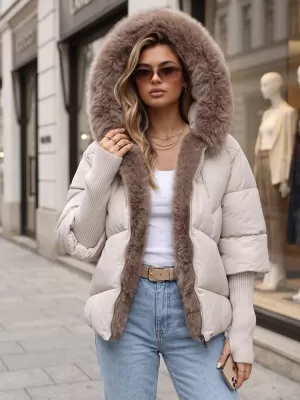 Дамско яке DSTREET TY5986 СВЕТЛО СИВО