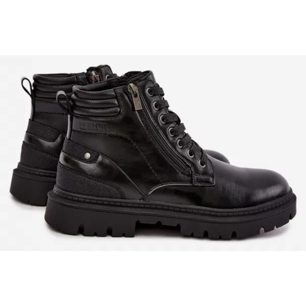  Мъжки боти до глезена BIG STAR SHOES UU174242 ЧЕРЕН 