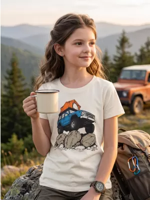 Детска тениска ALPINE PRO ECOMO 4 КРЕМ ВАРИАНТ БР