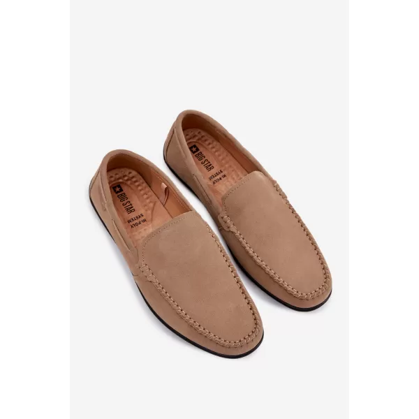  Мъжки мокасини BIG STAR SHOES TT174201 БЕЖОВО 