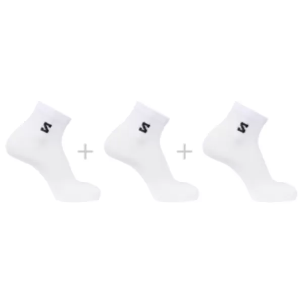  Чорапи SALOMON EVERYDAY LITE QUARTER 3-PACK LC2911800 БЯЛО 