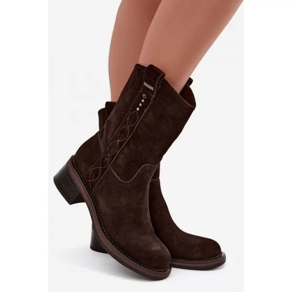  Дамски обувки BIG STAR SHOES UU274607 ШОКОЛАД 