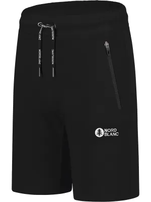 Мъжки памучни шорти NORDBLANC RELAXEDFIT NBSPM8254 ЧЕРЕН