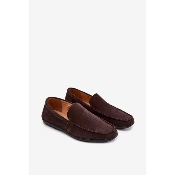  Мъжки мокасини BIG STAR SHOES TT174202 КАФЯВО/БЕЖОВО 