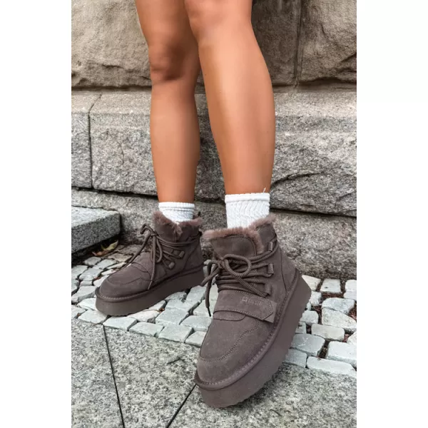  Дамски обувки BIG STAR SHOES UU274315 КАФЯВИ/БЕЖОВИ СЕНКИ 
