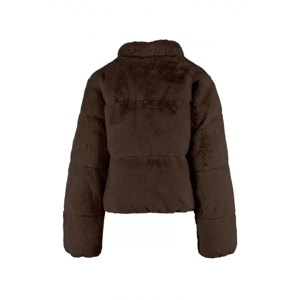  Дамско ватирано яке URBAN CLASSICS TB7935-00075 КАФЯВО 