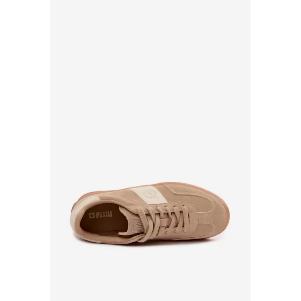  Дамски кецове BIG STAR SHOES UU274009 БЕЖОВО 