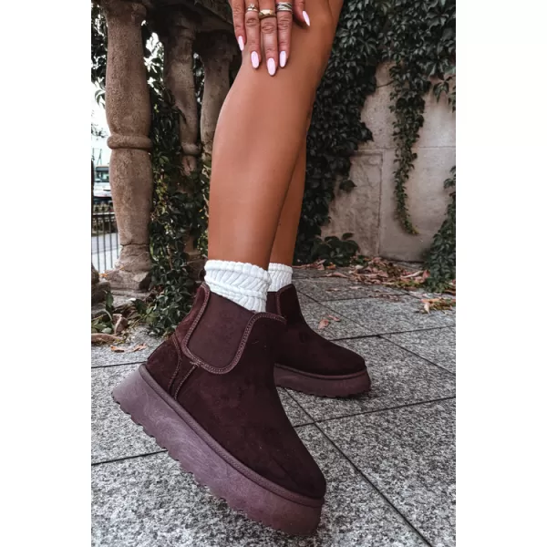  Дамски обувки BIG STAR SHOES UU274174 КАФЯВИ/БЕЖОВИ СЕНКИ 
