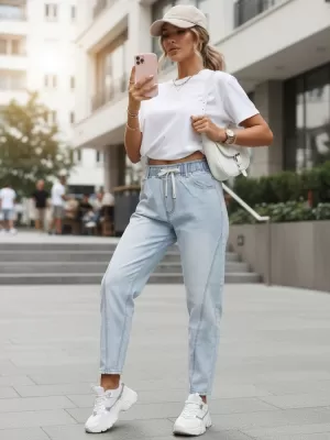 Дамски панталон DSTREET UY3009 СИНЬО
