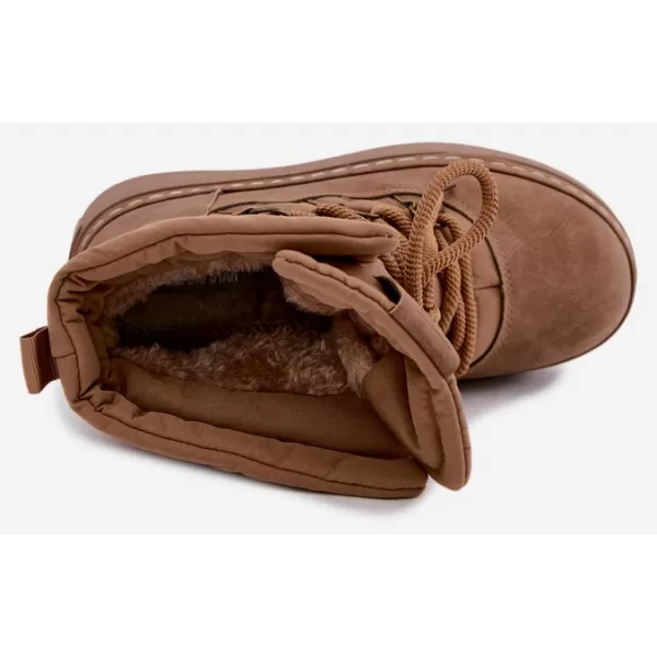  Дамски снежни човеци BIG STAR SHOES UU274190 КАФЯВО/БЕЖОВО 