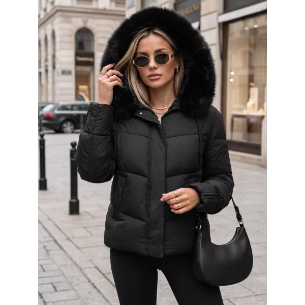 Дамско яке DSTREET TY5892 ЧЕРЕН 