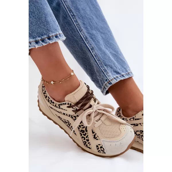  Дамски кецове BIG STAR SHOES TT274549 БЕЖОВО 