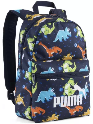 Раница PUMA PHASE AOP SMALL BACKPACK 09132414 PUMA NAVY/SPORTY DINO AOP