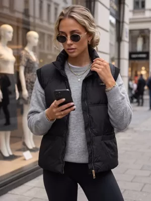 Дамски елек DSTREET TY5967 ЧЕРЕН