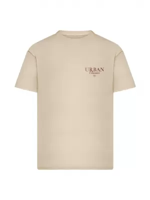 Мъжка тениска URBAN CLASSICS TB8755 БЯЛ/ПЯСЪЧЕН