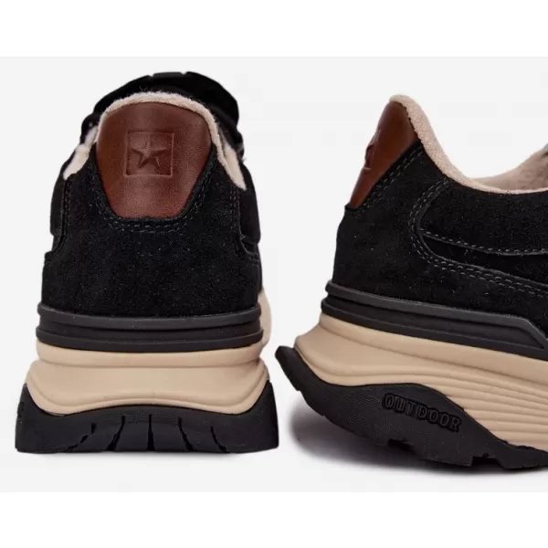  Мъжки кецове BIG STAR SHOES OO174321 ЧЕРЕН 
