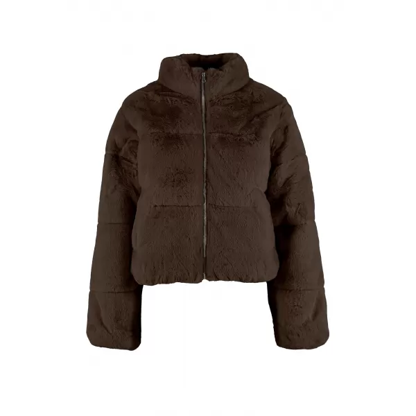  Дамско ватирано яке URBAN CLASSICS TB7935-00075 КАФЯВО 
