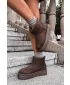 Дамски обувки BIG STAR SHOES UU274223 КАФЯВИ/БЕЖОВИ СЕНКИ