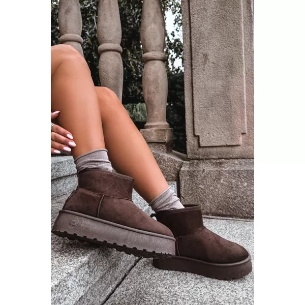  Дамски обувки BIG STAR SHOES UU274223 КАФЯВИ/БЕЖОВИ СЕНКИ 
