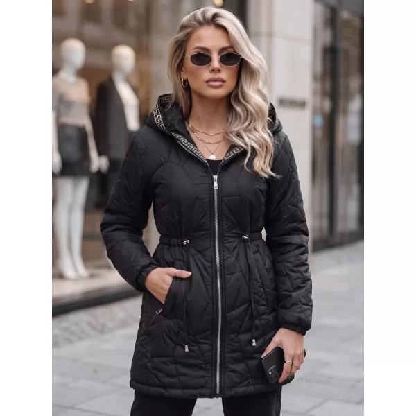  Дамско яке DSTREET TY5393 ЧЕРЕН 