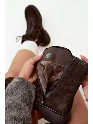 Дамски обувки BIG STAR SHOES UU274612 КАФЯВО/БЕЖОВО