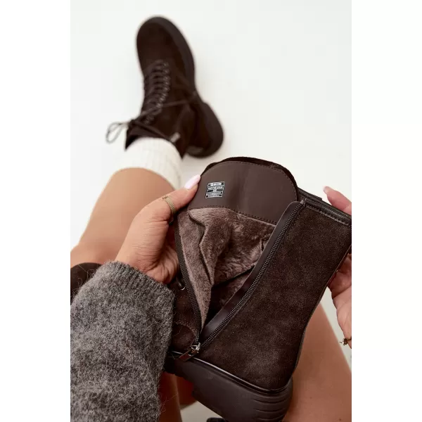  Дамски обувки BIG STAR SHOES UU274612 КАФЯВО/БЕЖОВО 