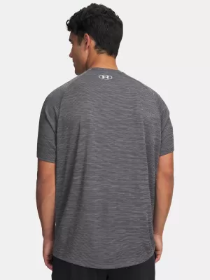 Мъжка тениска UNDER ARMOUR TECH TEXTURED SS 1382796-026 СИВО
