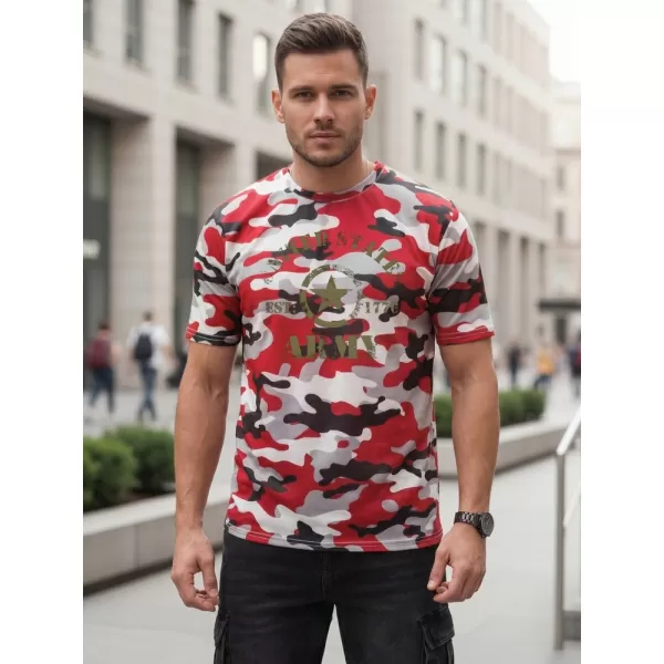  Мъжка тениска DSTREET NX2002R-RW-M ЧЕРВЕНО 