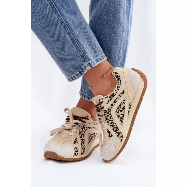  Дамски кецове BIG STAR SHOES TT274549 БЕЖОВО 