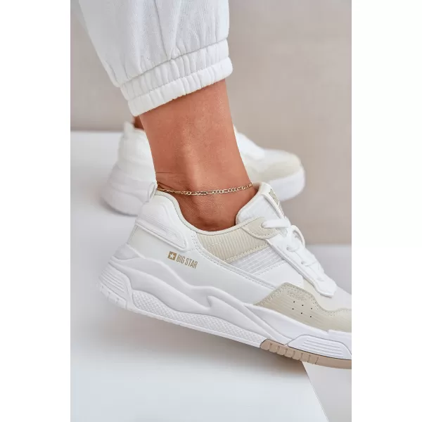  Дамски кецове BIG STAR SHOES OO274A155 БЯЛО 