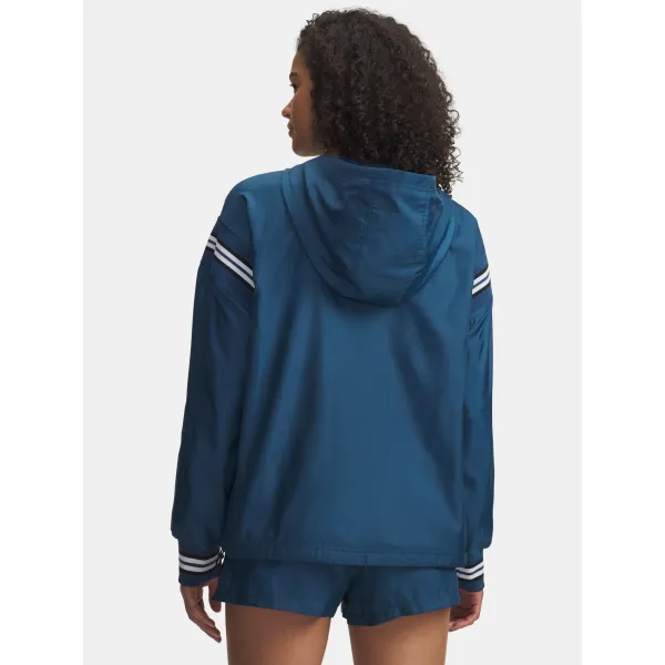  Дамско яке UNDER ARMOUR ICON WOVEN HERITAGE QZ 6009946-498 СИНЬО 
