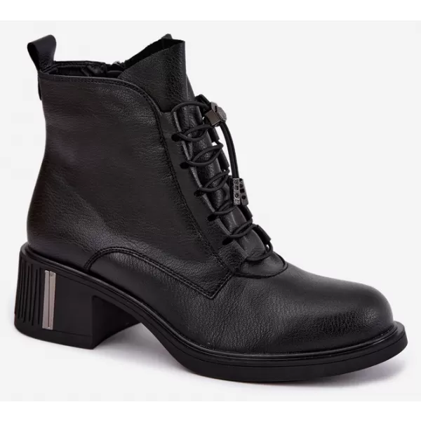  Дамски обувки VINCEZA 89161 ЧЕРЕН 