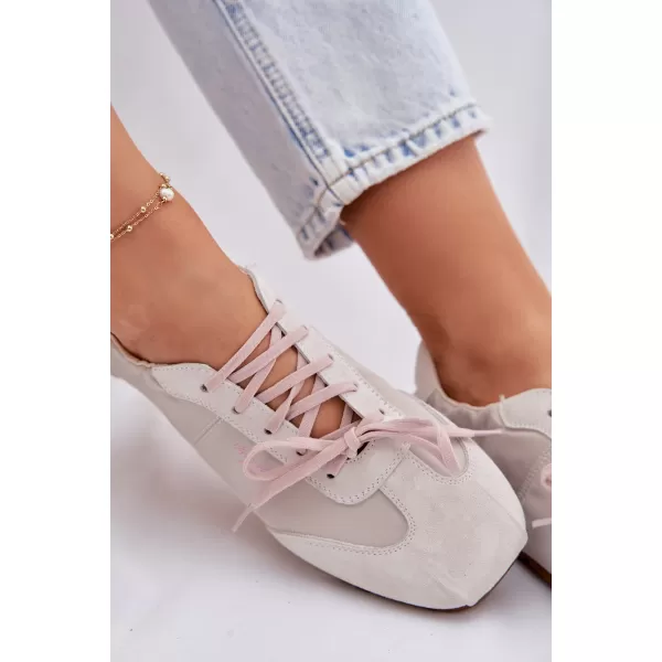  Дамски кецове BIG STAR SHOES TT274599 БЕЖОВО 