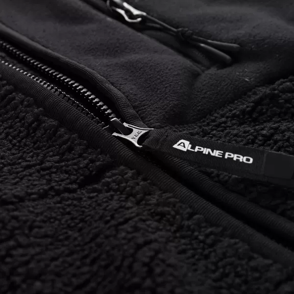  Мъжки топъл суичър ALPINE PRO FERAD 3 ЧЕРЕН 