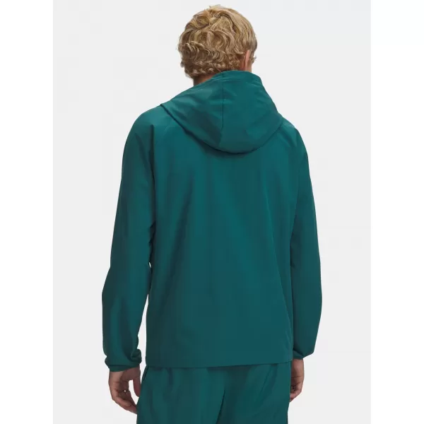  Мъжко яке UNDER ARMOUR VIBE WOVEN JACKET 6003001-338 ЗЕЛЕНО 