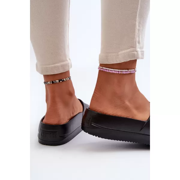  Дамски чехли BIG STAR SHOES NN274A662 ЧЕРЕН 
