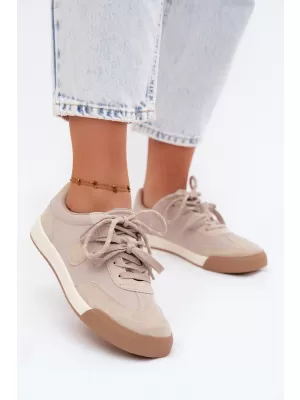 Дамски кецове BIG STAR SHOES UU274001 БЕЖОВО