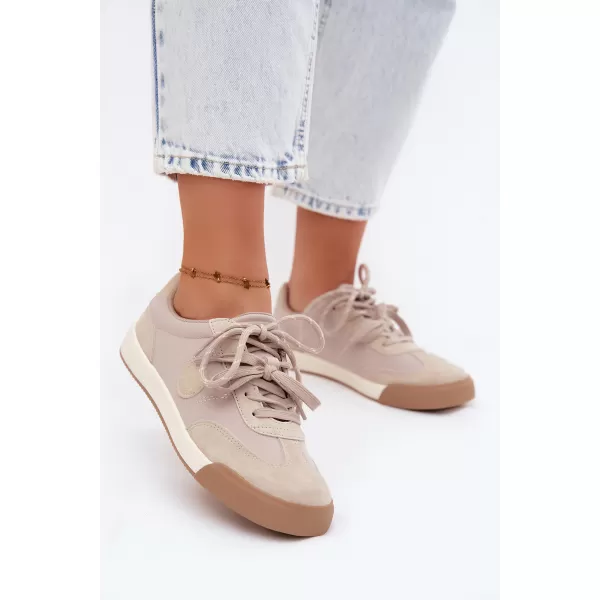  Дамски кецове BIG STAR SHOES UU274001 БЕЖОВО 