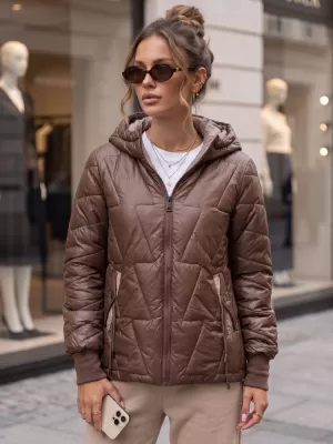 Дамско яке DSTREET TY5782 КАФЯВО